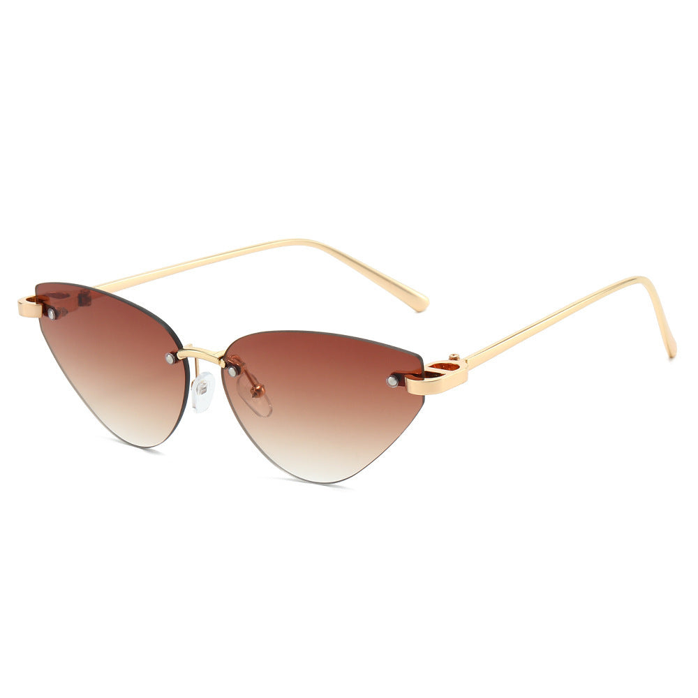 Modebewusste Katzenaugen-Sonnenbrille Karnz