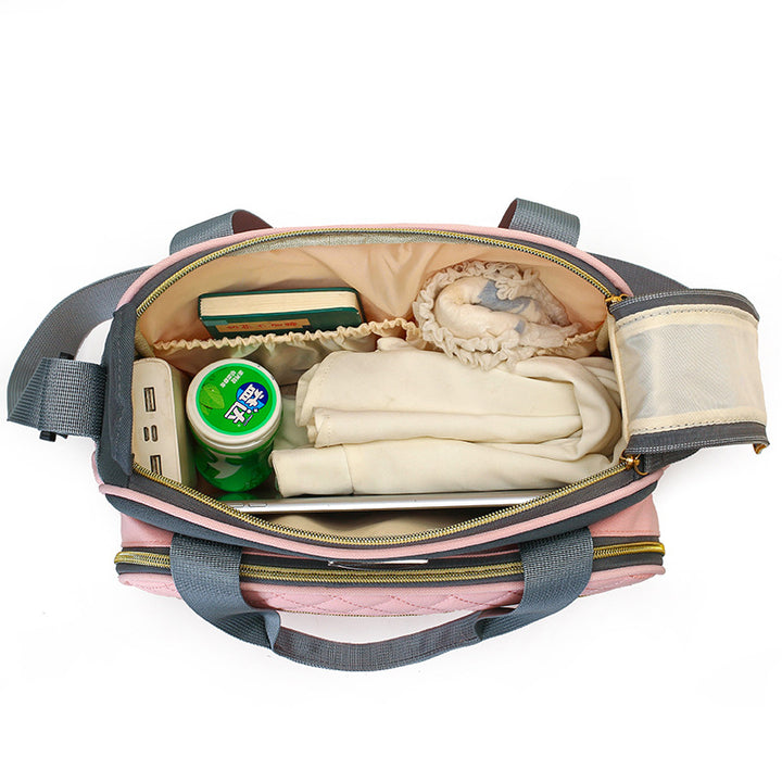 Gepolsterte Multi-Pocket Wickeltasche Karnz
