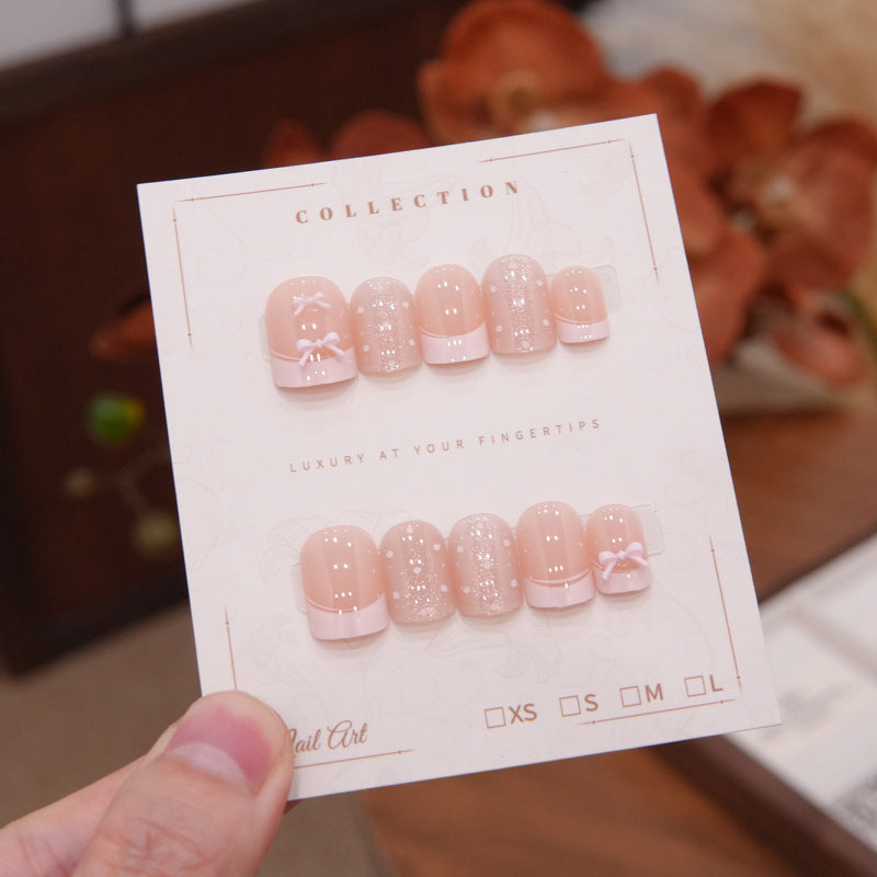 Luxus Press-On Nagelkunst mit elegantem Design