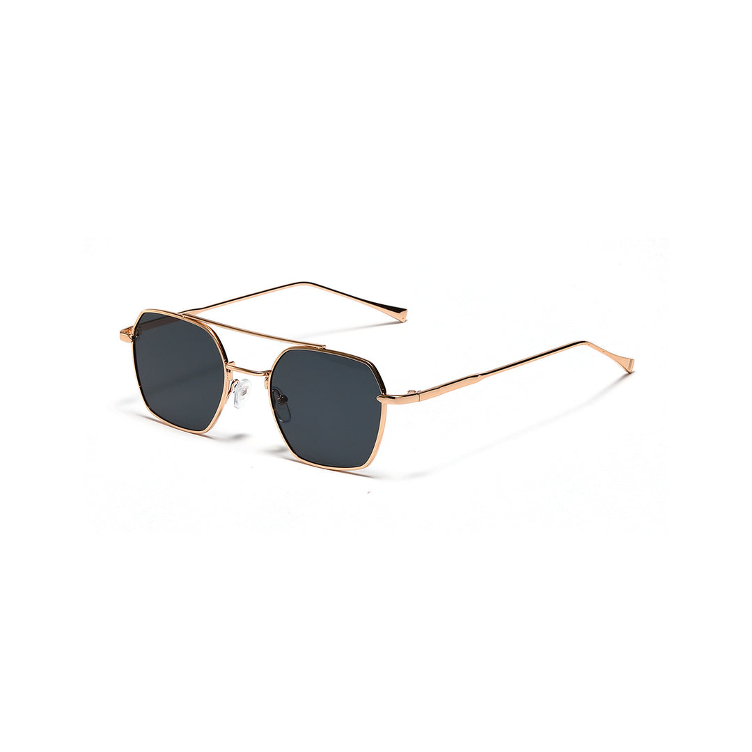 Damen filigrane Sonnenbrille mit elegantem polygonalen Rahmen Karnz