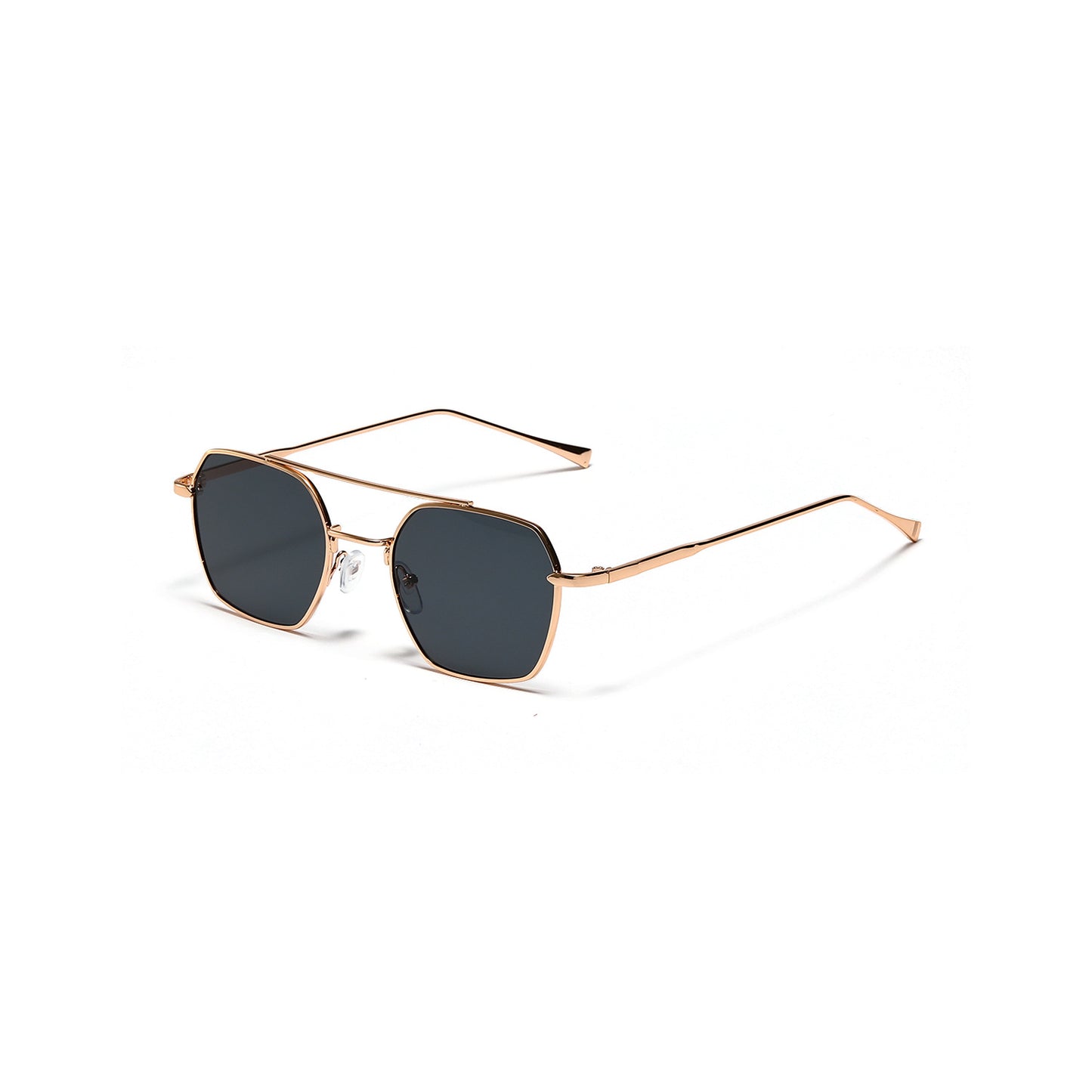Damen filigrane Sonnenbrille mit elegantem polygonalen Rahmen Karnz