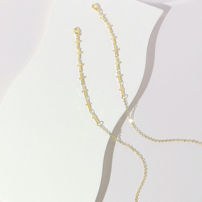 Elegante Kettenlink-Halskette Karnz