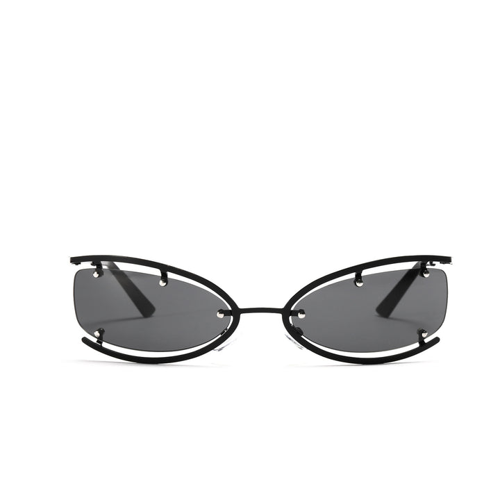 Damen modische Sonnenbrille mit einzigartiger Rahmenkonstruktion Karnz