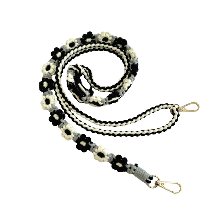 Macrame-Hundeleine mit floralen Details Karnz