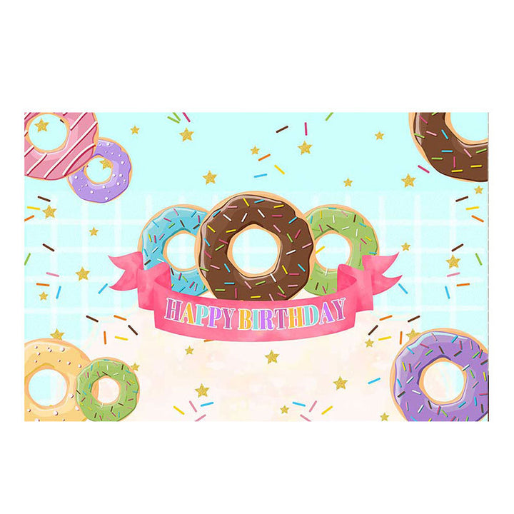 Kinderspielerische Donut-Themen Wandkunst Karnz