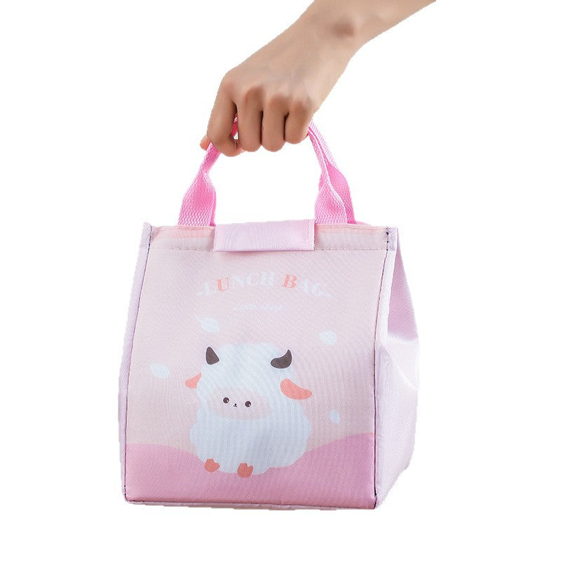 Süße Kaninchen-Themen-Isolierte Lunch-Tasche