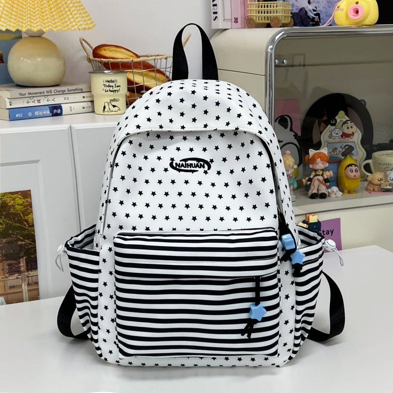 Stylischer Sternmuster Casual Rucksack Karnz