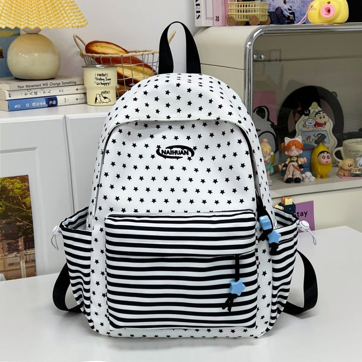 Stylischer Sternmuster Casual Rucksack Karnz