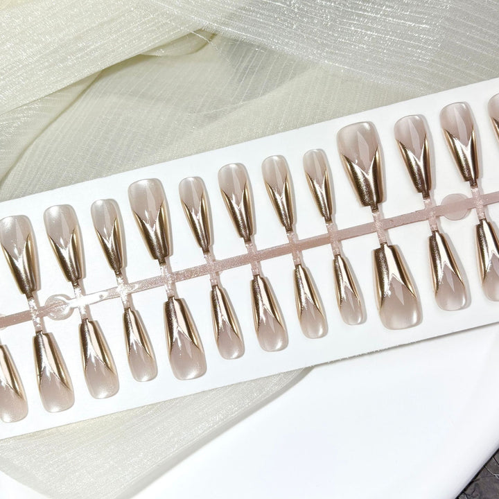 Premium Elegante Press-On Nagelset