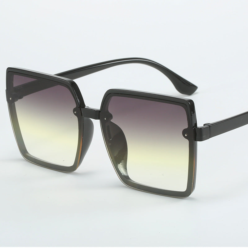 Damen Oversized Sonnenbrille mit quadratischem Rahmen Karnz