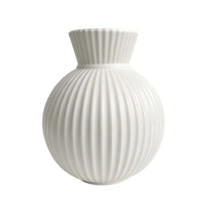 Elegante gerippte Keramikvase Karnz