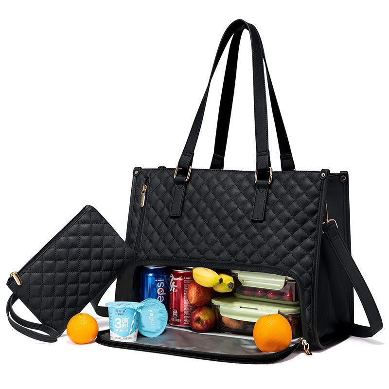 Isolierte Mehrfach-Fach Mittagessen Tasche Karnz