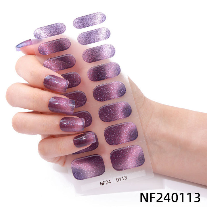 Glänzende Glossy Nail Wraps