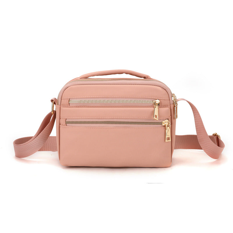 Multi-Reißverschluss-Crossbody-Organizer-Tasche Karnz