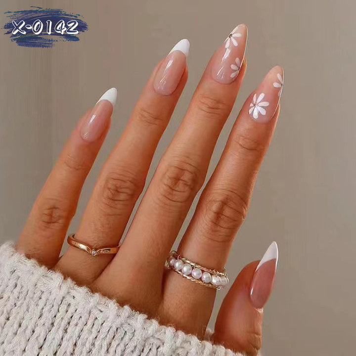 Elegantes florales Tipp Acryl-Nagelkunst-Kit