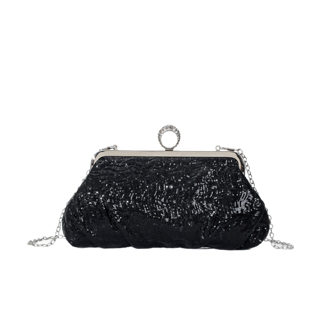Vintage-inspirierte strukturierte Abend-Clutch