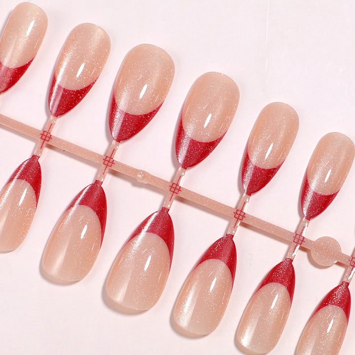 Elegante Stiletto-Style Press-On Nägel Karnz
