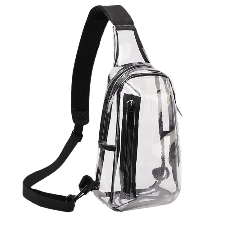Durchsichtige Sling-Tasche mit Praktischem Mehrfachtaschen-Design Karnz