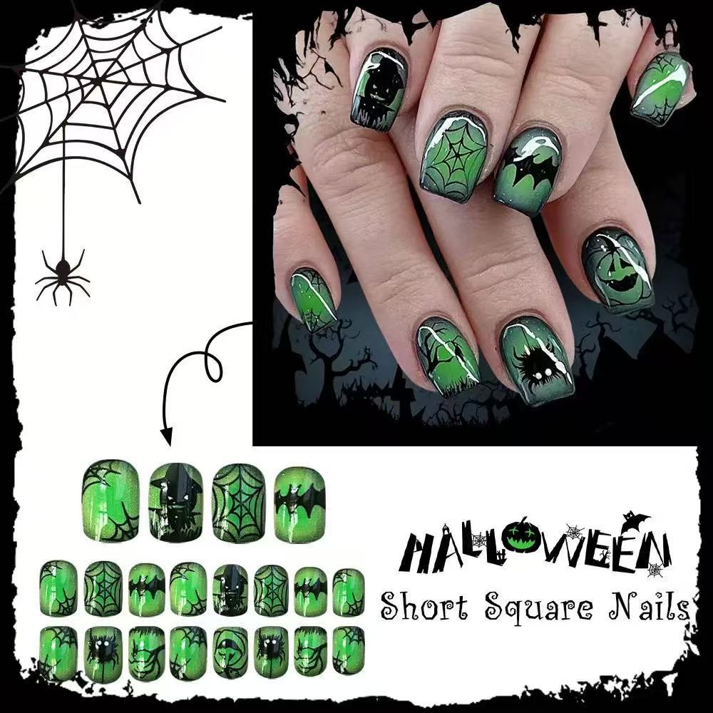 Halloween Nagelkunstset mit kreativen 3D-Motiven Karnz