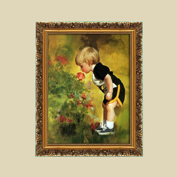 Klassische Blumen Wandkunst Print