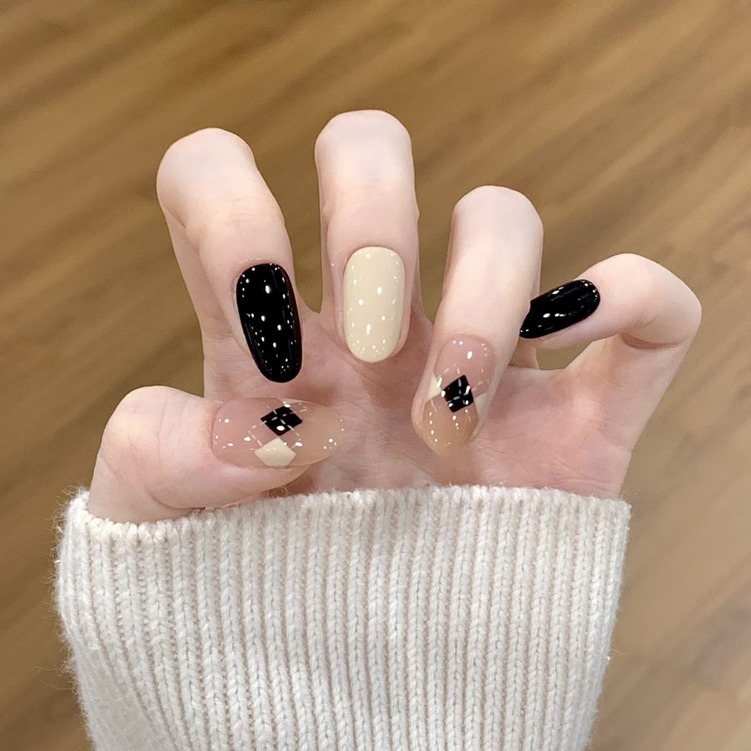Elegantes Designer Press-On Nail Set