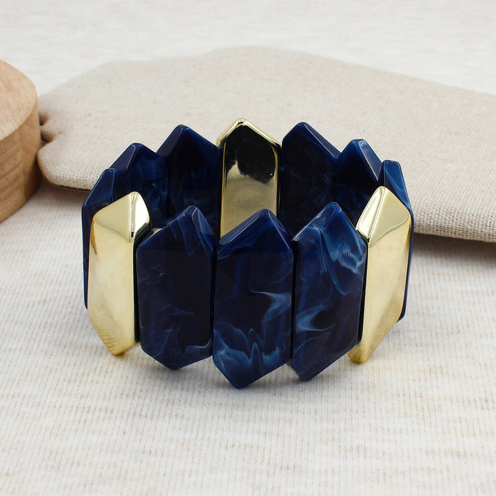 Geometrische Harzarmband Karnz