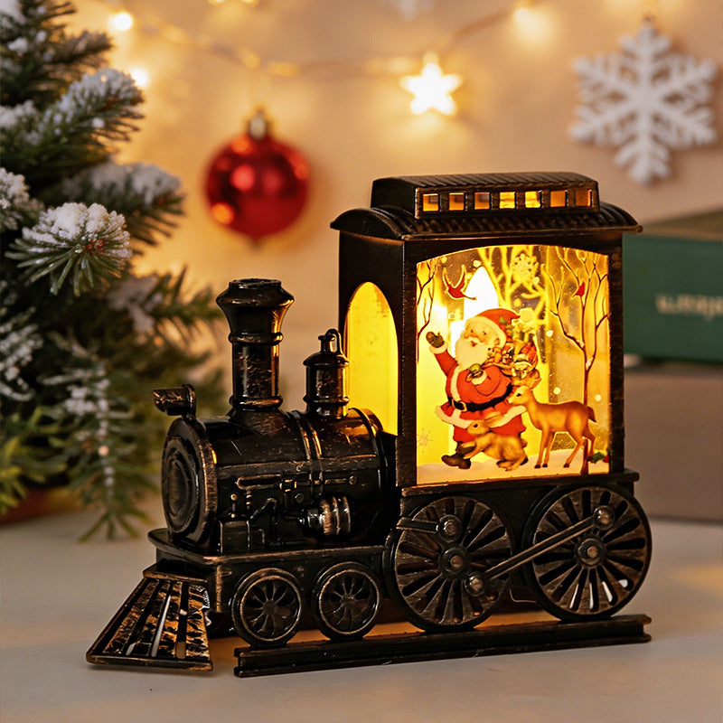 Weihnachtliche LED Zuglaterne Karnz