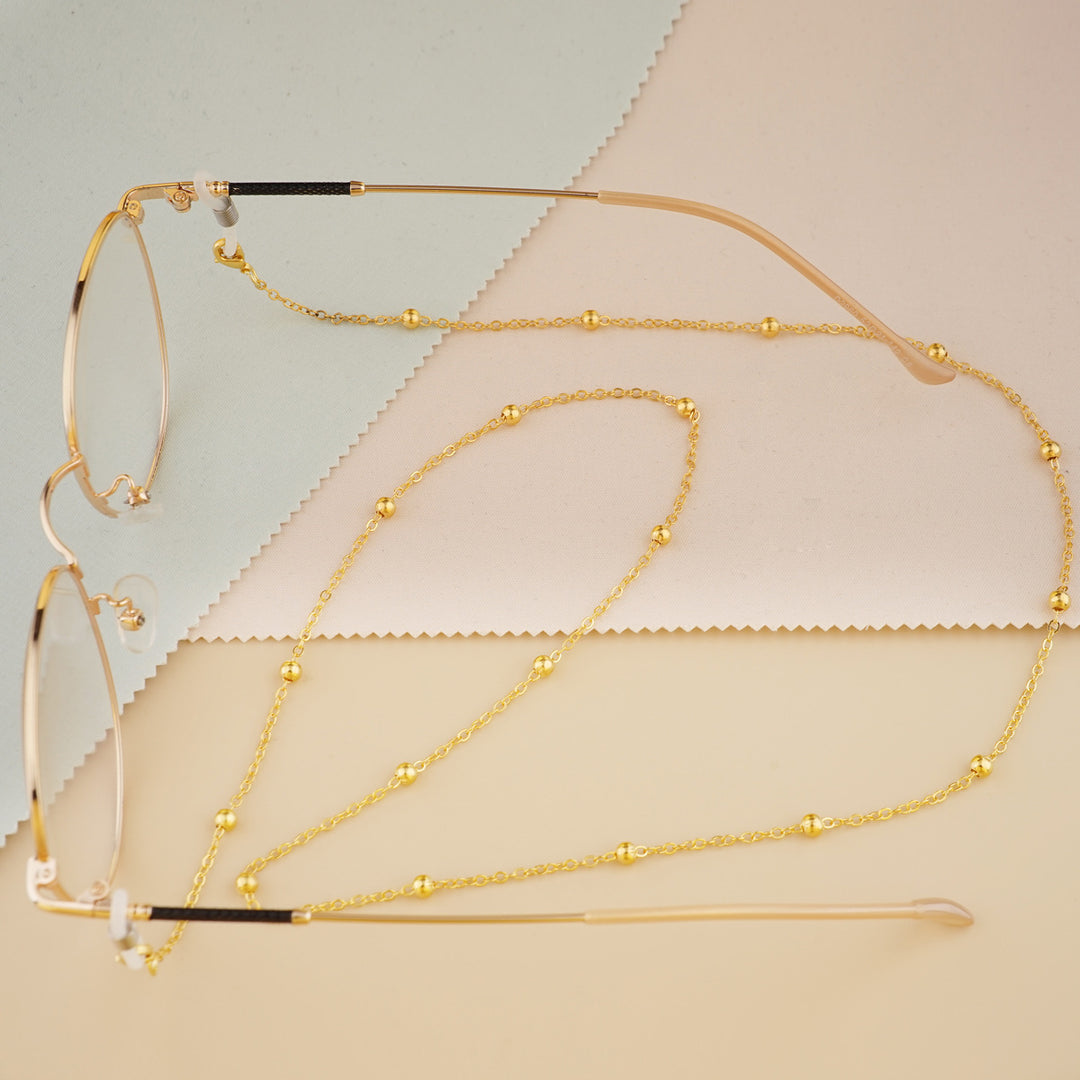 Silberperlen Dekorative Brillenhalter Kette Karnz
