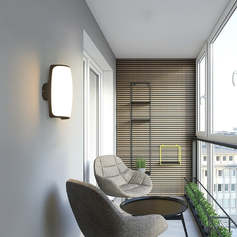 Wasserdichte Acrylgewölbte Shade LED Außenwandleuchte | Karnz