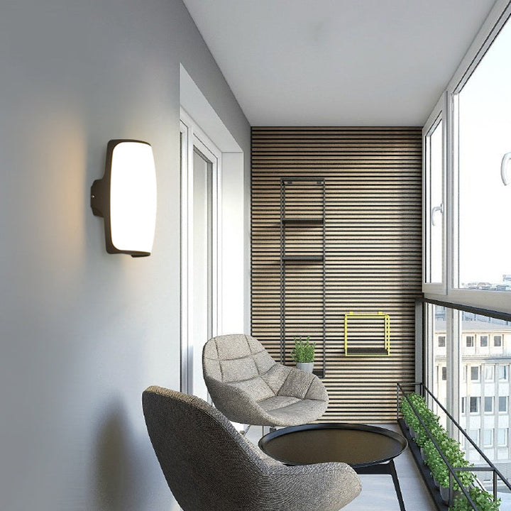 Wasserdichte Acrylgewölbte Shade LED Außenwandleuchte | Karnz