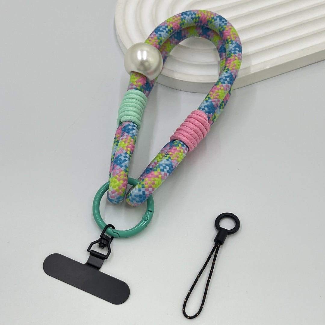 Farbenfrohes geflochtenes Handy-Lanyard-Halter Karnz