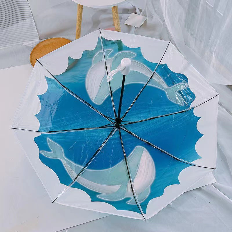 Damen lustiger Regenschirm Karnz