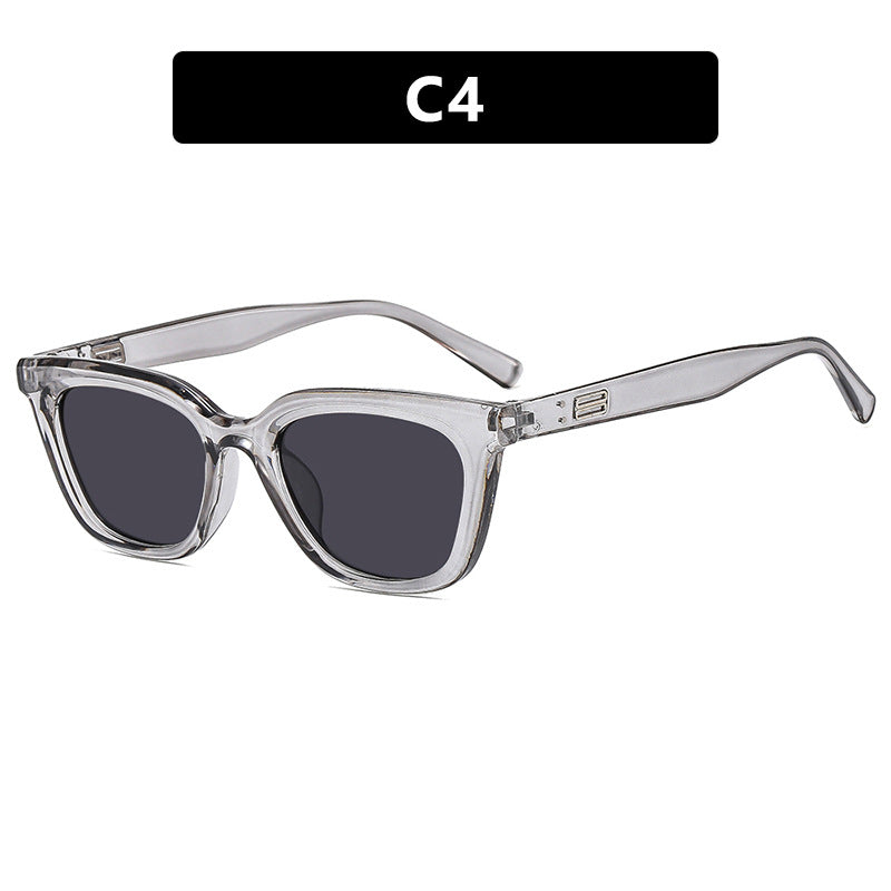 Damen stylische Sonnenbrille im modernen Design mit breitem Rahmen Karnz