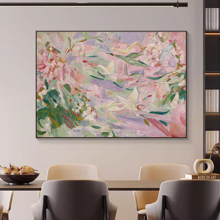 Floral Impressionist Leinwandkunst