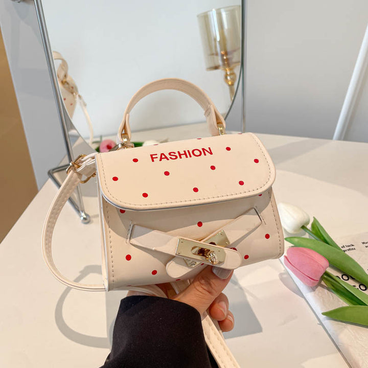 Punktmuster Mini-Handtasche
