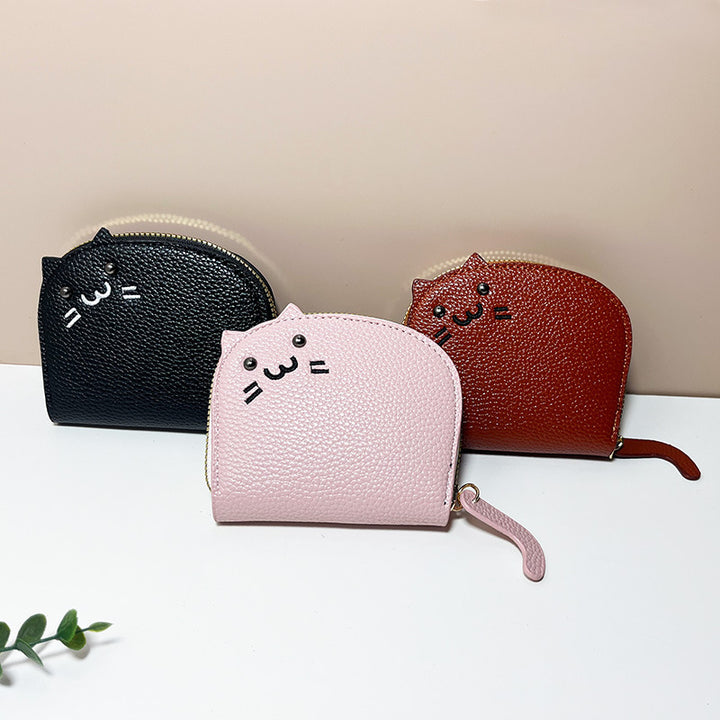 Niedliche Katzen-Themen-Münztasche
