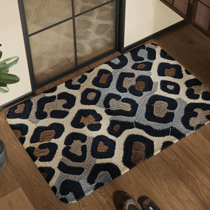 Spaßiger und bunter Patchwork-Teppich Karnz