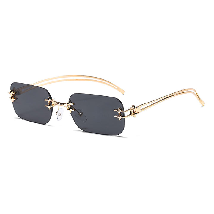 Damen filigrane Brille Karnz