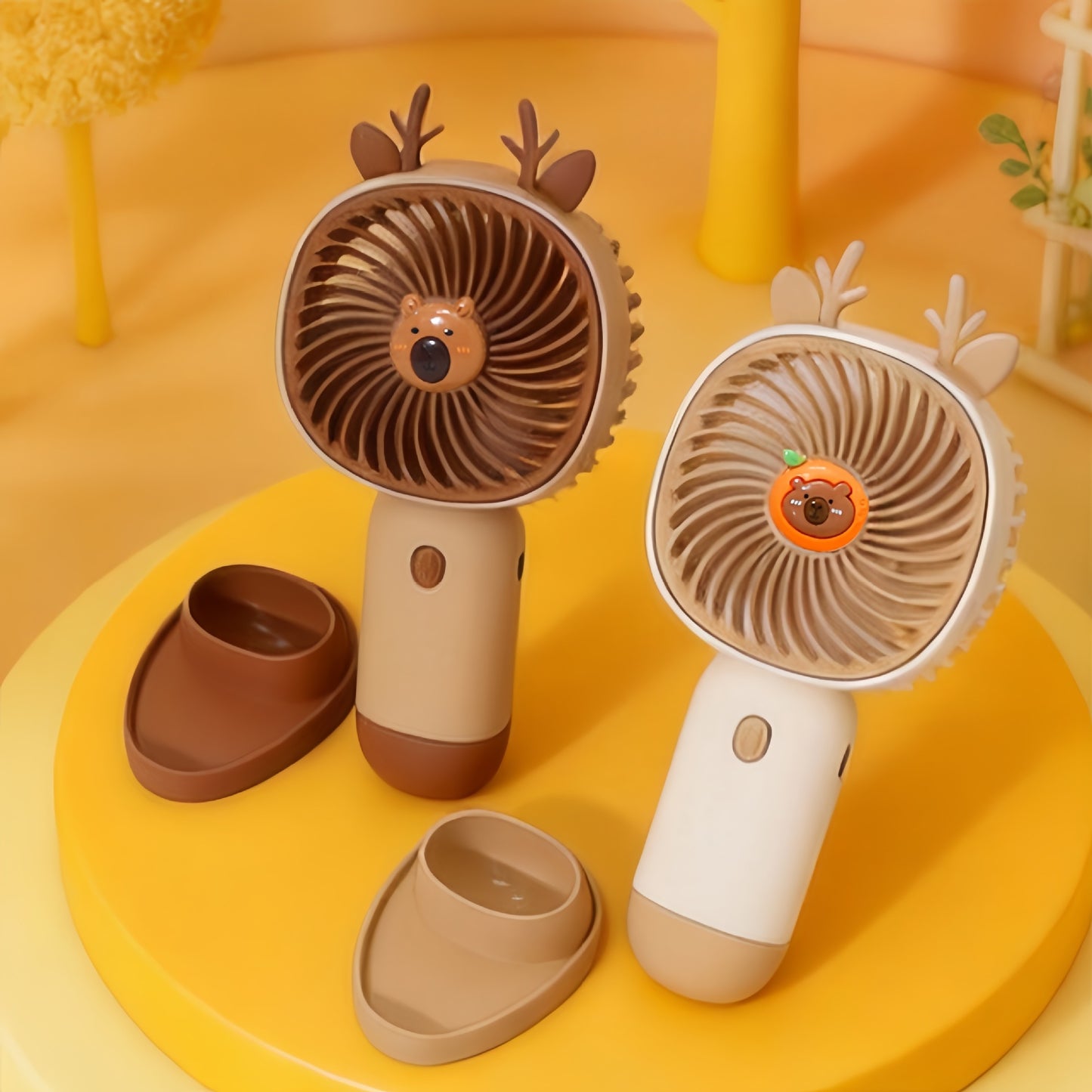 Damen Tragbarer Mini-Ventilator mit niedlichem Design Karnz