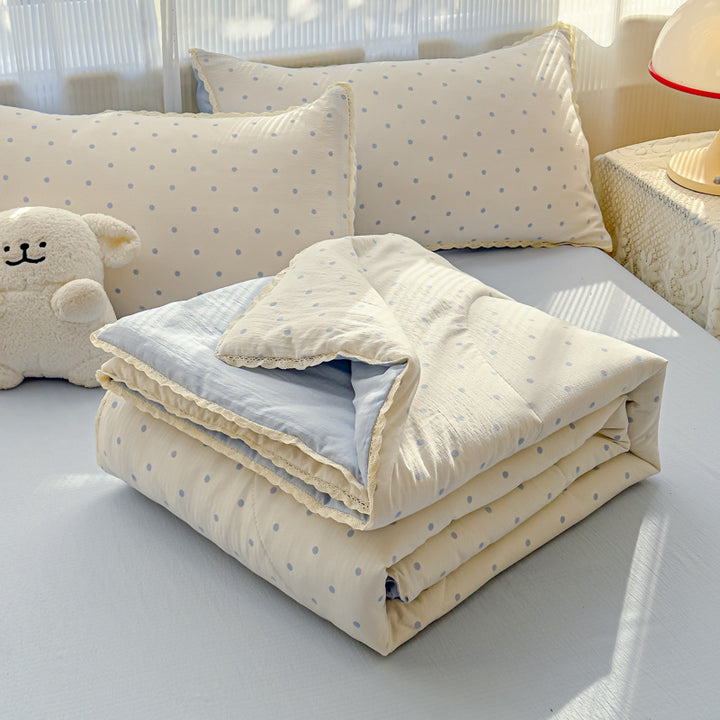 Blumenmuster Quilt Decke