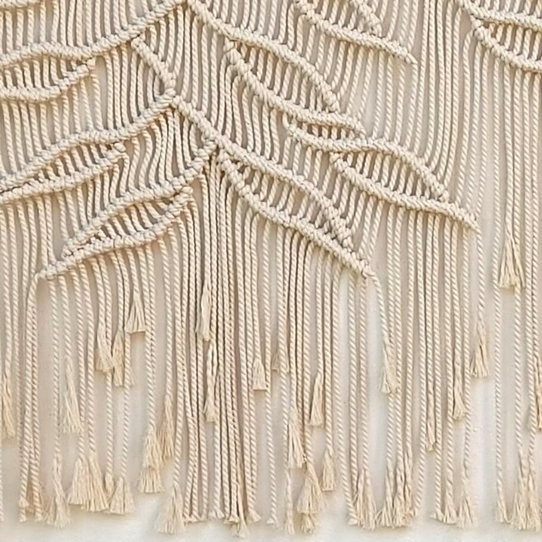 Woven Macrame Wandkunst Dekor Karnz