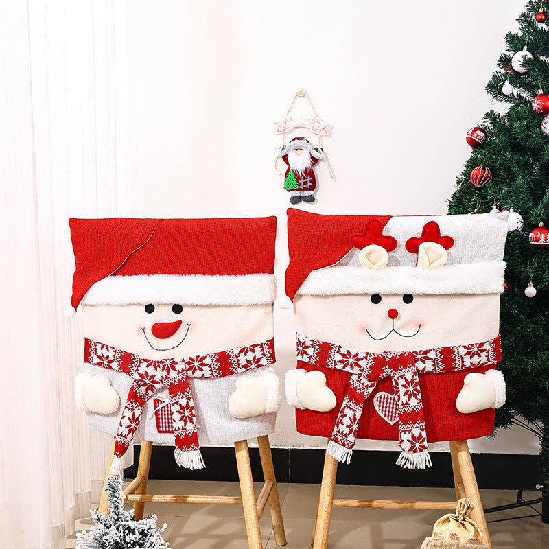 Festlicher Weihnachts-Stuhlüberzug Karnz