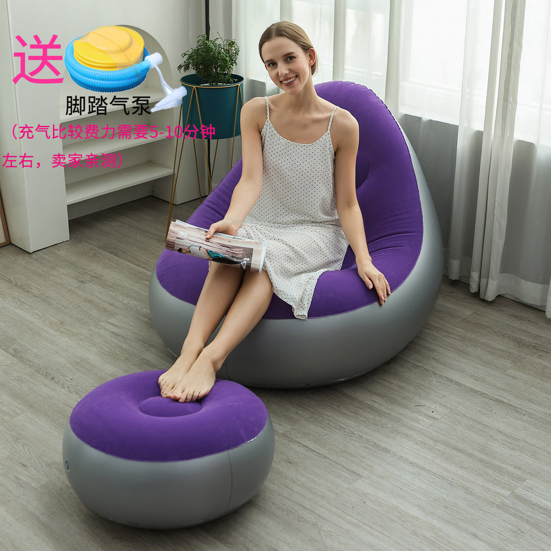 Damen Aufblasbares Komfort-Sofa mit ergonomischer Rückenlehne Karnz