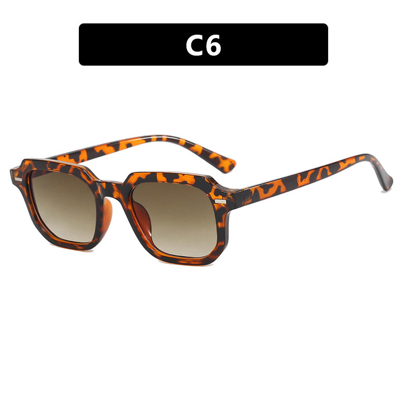 Damen quadratische Sonnenbrille mit stilvoller Rahmenstruktur und UV-Schutz Karnz
