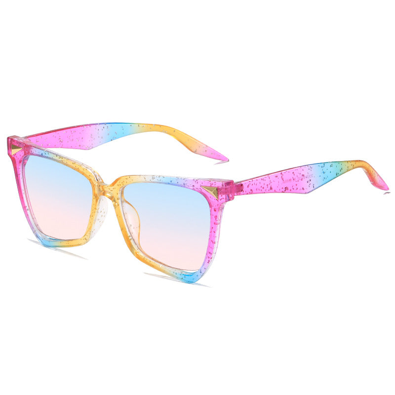 Damen Modische Sonnenbrille im Leopardenmuster Karnz