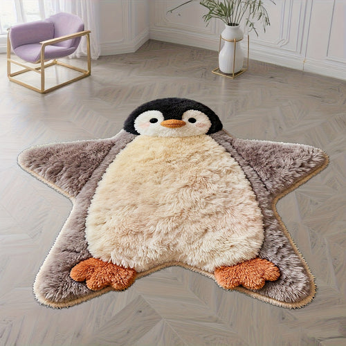 Pinguin-förmiger Plüsch-Teppich