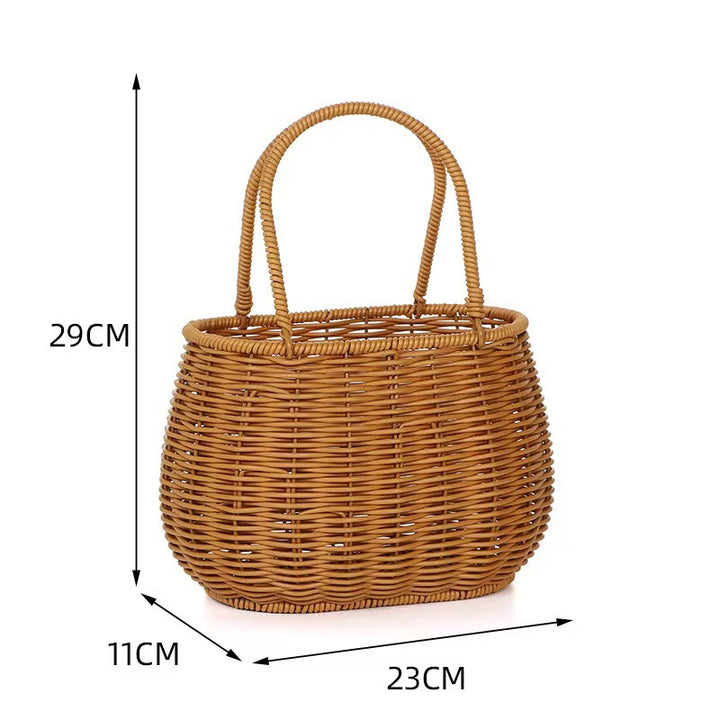 Gewebte Strohtasche Karnz