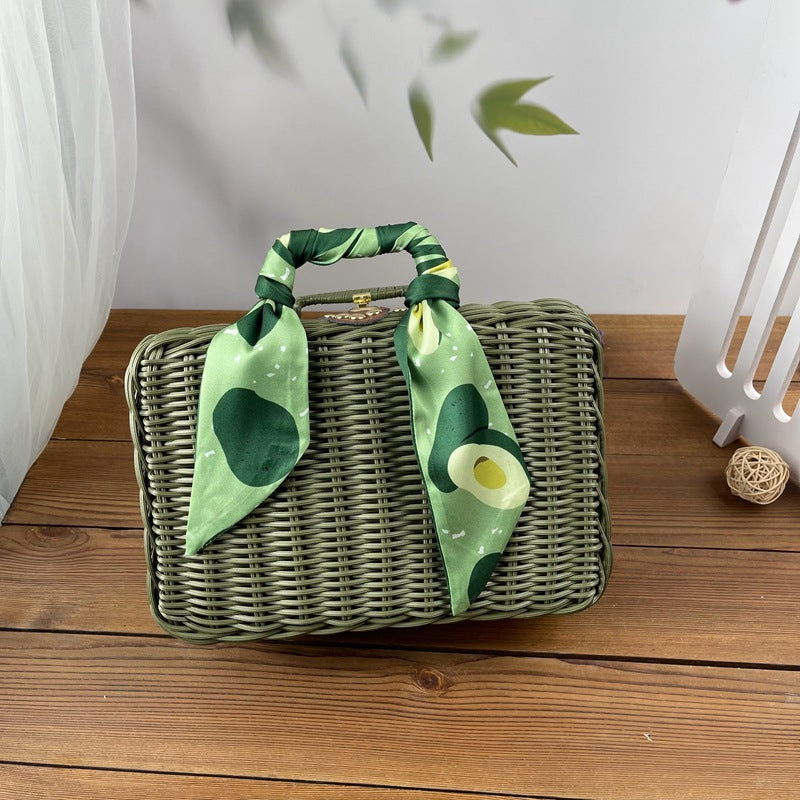 Dekorative Gewebte Handtasche Karnz