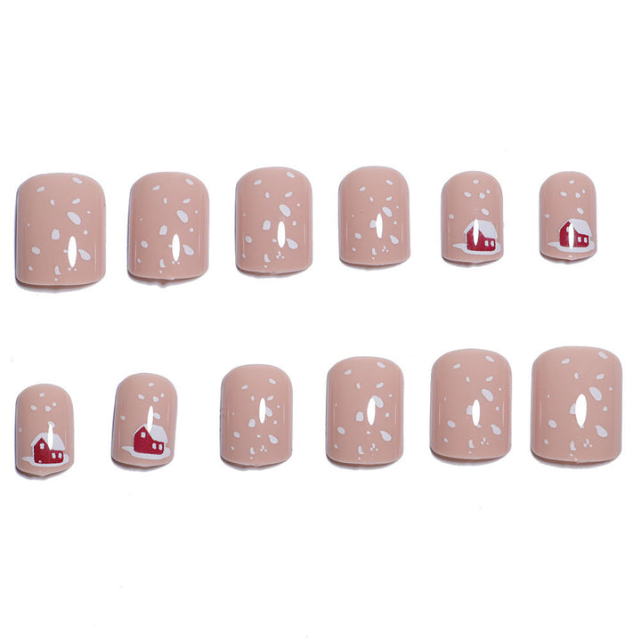 Festliche Feiertags-Themen Press-On Nagelkunst Karnz