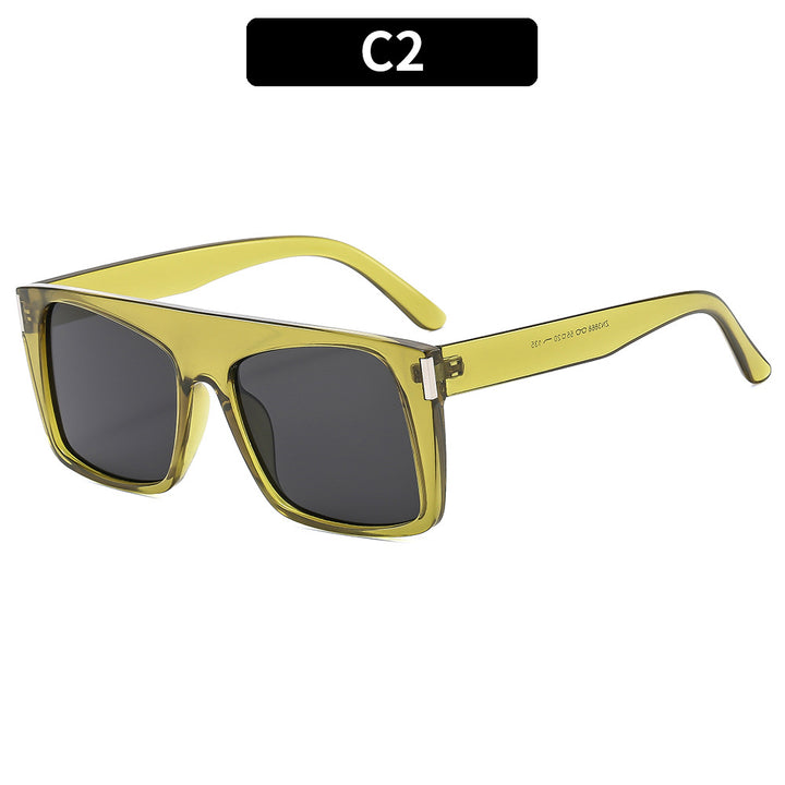 Retro Übergroße Quadratische Sonnenbrille